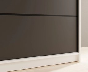 Плъзгащ се гардероб Shelvia 180-Leuko-Мауро