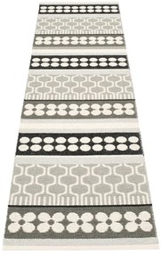 Сива и кремава пътека за открито и закрито 70x270 cm Asta Warm Grey – Pappelina