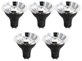 Комплект от 5 димируеми LED крушки GU10 70 мм 6.5W 600 лм 3000K