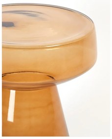 Стъклена кръгла странична масичка ø 37 cm Dakwa – Light &amp; Living