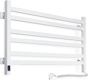 Електрическа сушилня за кърпи с термостат AVANGARD 181W 50x90 cm бяла дясна