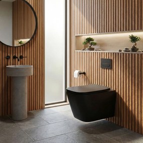 Тоалетна чиния Rea Julio Black Matt