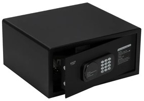 Електронен сейф Adler AD 1045, 200x420x370 мм, 14 л, Блокиране след 4 грешни опита, Предупреждение за изтощена батерия, Черен