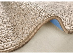 Светлокафяв кръгъл килим ø 200 cm Wolly – BT Carpet