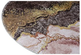 Миещ се килим в кафяво-златисто 120x180 cm - Vitaus
