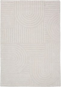 Ръчно изработен вълнен килим в цвят слонова кост 160x230 cm Zen Garden – Flair Rugs