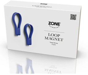 Сини силиконови куки в комплект от 2 бр. Loop – Zone