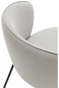 Светлосиви тапицирани трапезни столове в комплект 2 бр. Add – Teulat