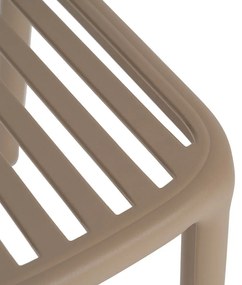 Бежов пластмасов трапезен стол Alia – Ixia