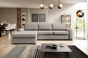 Ъглов Диван Орхидея-Екрю-Ляв