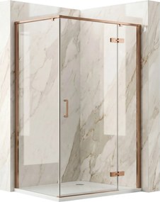 Душ кабина Rea Bruno 100x80 Brush Copper