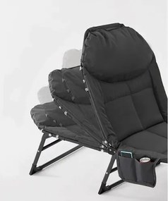 Сгъваемо легло за пътуване с матрак и здрава рамка