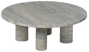 Сива каменна кръгла масичка за кафе ø 75 cm Volos – Blomus