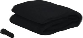 Мрежа против комари за чадър 220 mesh черен Φ300x230 см