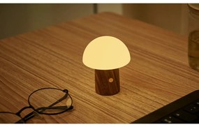 LED настолна лампа в бял и тъмно естествен цвят (височина 7 cm) Alice Mushroom – Gingko