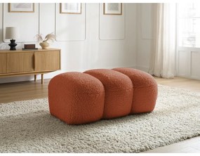 Табуретка от прежда с примки от букле в тухлен цвят Hippolyte – Bobochic Paris