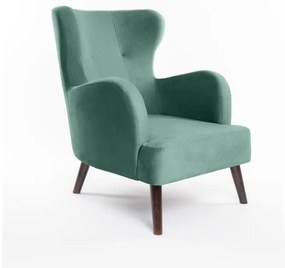 Кадифено кресло в цвят мента Noemye – Bonami Selection