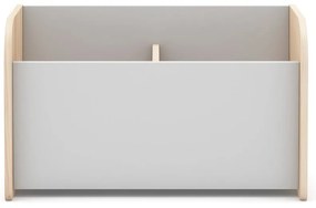 Бяла детска библиотека 70x42 cm Esteban – Marckeric