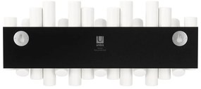 Бяла стенна закачалка от масивен бор Picket – Umbra