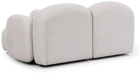 Кремав ъглов диван от прежда с примки от букле (десен ъгъл) Orbit – Ropez