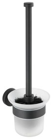 Четка за тоалетна от неръждаема стомана, черна Bosio - Wenko