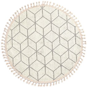 Килим Bukle 1407, цвят Бял, 100 cm см