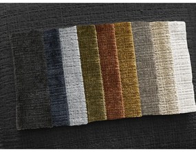 Черен шенилов ъглов диван (ляв ъгъл) Leonore – Bobochic Paris