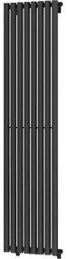 Mexen Nevada декоративен радиатор 1800 x 480 мм, 940 W, черен - W201-1800-480-00-70