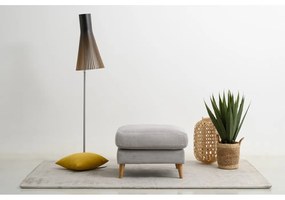 Светлосива табуретка от рипсено кадифе Paris – Scandic