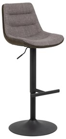 Сив бар стол с регулируема височина (височина на седалката 86 cm) Adisa – Actona