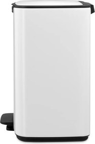 Бяло стоманено кошче за боклук с педал 12 l Bo – Brabantia