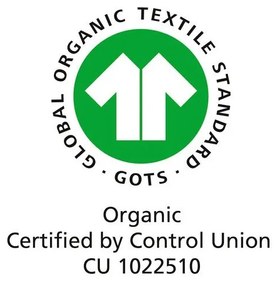 Сив еластичен чаршаф от органичен памук 180x200 cm Calm – Södahl