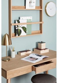 Работна маса от декор от дъб 57x120 cm Tripple – Hübsch