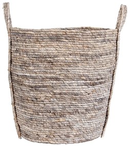Сива кошница за съхранение, изработена от царевични листа Udine - House Nordic