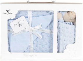 CANGAROO Одеяло с играчка BENNIE СИНЬО