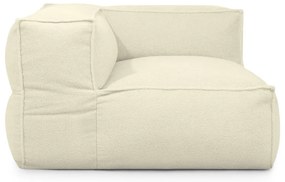 Кремав пуф от букле Mass Corner 125 Left – SLOWDOWN