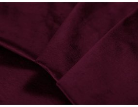 Тъмно червено кадифено канапе Luca - Milo Casa