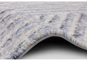 Светлосин вълнен килим 200x300 cm Strokes - Agnella