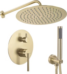 Душ система за вграждане Rea Argon Gold Brush