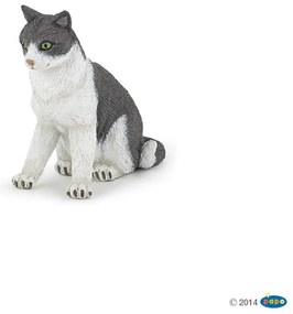 Papo - Фигурка седящо коте 54033