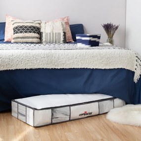 Вакуумна кутия за съхранение под леглото от текстил и пластмаса 105x45x15,5 cm Life – Compactor