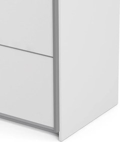 Бял гардероб с плъзгащи се врати 122x202 cm Verona - Tvilum