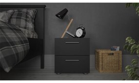 Черно нощно шкафче Pepe - Tvilum