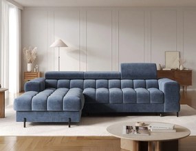 Ъглов диван Freyia-Син-Ляв