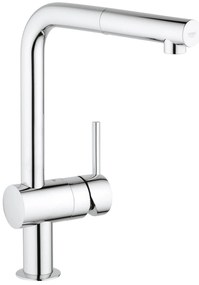 Кухненски кран Grohe Minta με σπιράλ-Glossy silver