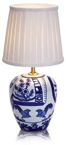 Синя и бяла настолна лампа Goteborg, височина 33 cm Göteborg - Markslöjd