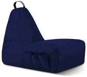 Тъмносин пуф Chill Gamer L – So Soft?