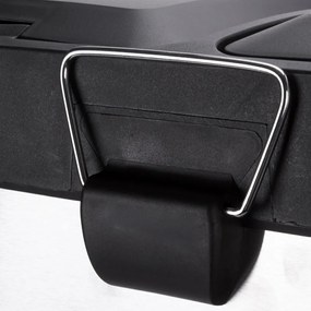 Стоманено кошче за боклук за рециклиране с педал в матово сребрист цвят 3x8 l Tri Selectif – MSV