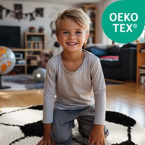 Черно-кремав детски килим ø 100 cm Fun – Ayyildiz Carpets