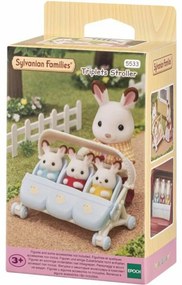 Playset Sylvanian Families The Triple Stroller